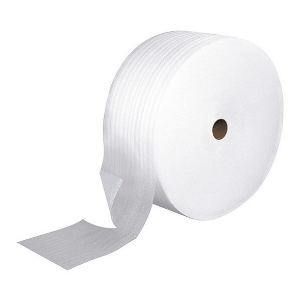 Partners Brand Air Foam Roll,Perf,1/32"x48"x2000 ft,Wht FW13248P