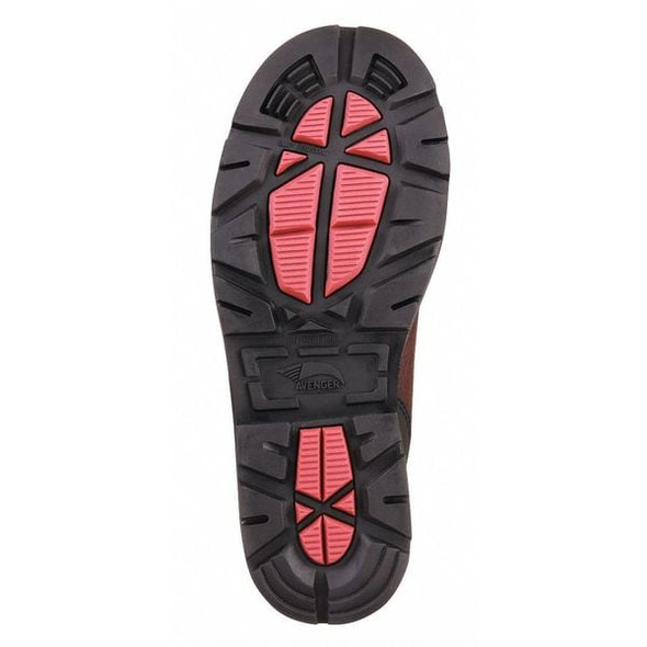 Avenger Safety Footwear Men's Wellington Boot, 11, Composite Toe, 11 in H, Brown, A7876 A7876