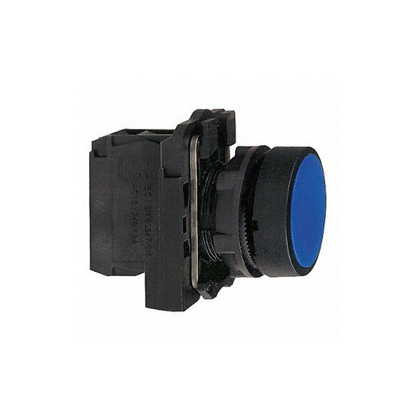 Schneider Electric FlushPushButtonOperator,NonIllum,Blu,1NO XB5AA61 Schneider Electric FlushPushButtonOperator,NonIllum,Blu,1NO XB5AA61