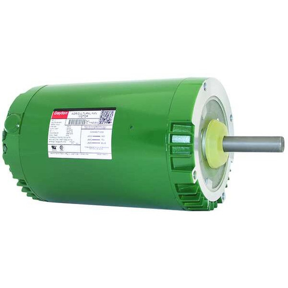 Agricultural Fan Motor, 3-Phase, 1 HP, 460V AC, 850 Nameplate RPM, 56CZ Frame