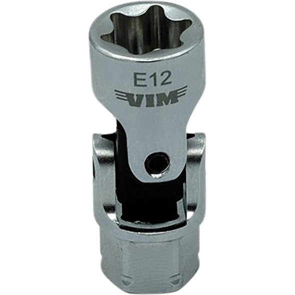 E12 TORX DUAL DRIVE STUBBY UJ  SOCKET  - 1/4'' X 11MM DR. DDSUJET412