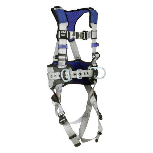ExoFit(TM) X100 Fall Protection Harness, XL, 420 lb, Quick-Connect Chest/ Quick-Connect Leg Straps