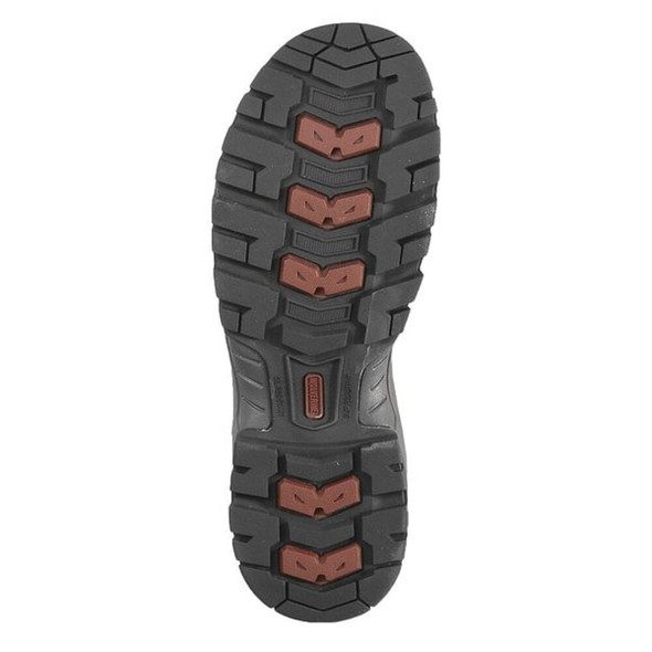 Women's 6-Inch Work Boot, 8, Composite Toe, 6 in H, Black, W10181
