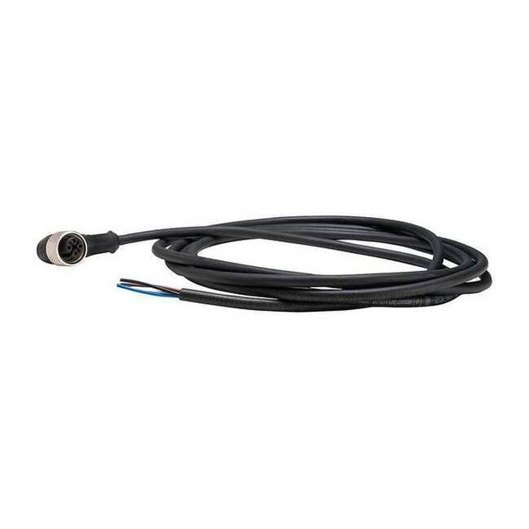Telemecanique Sensors Cordset,6.56 ft.,Black,250VAC/300VDC XZCP1241L2