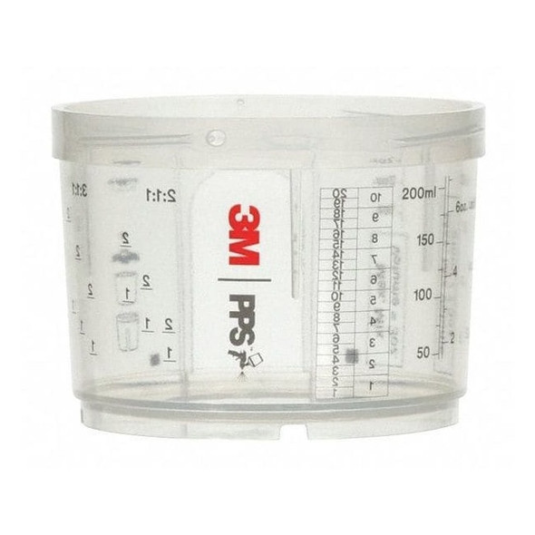 3m Spray Gun Cup,6.8 fl. oz. Capacity,PK2 26115