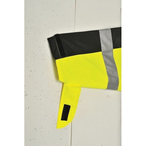 Occunomix Rain Jacket with Hood, Polyester, Class 3 R, Yellow, 4XL SP-BRJ-Y4X