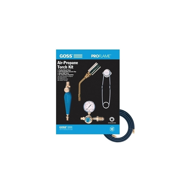 Air-Propane Torch Outfit, 1-3/4 in, Propane, Heating, Soldering