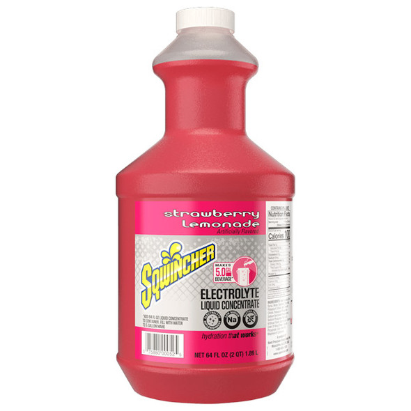 Sqwincher® Regular Liquid Concentrate, 64 oz Bottles, 5 gal Yield