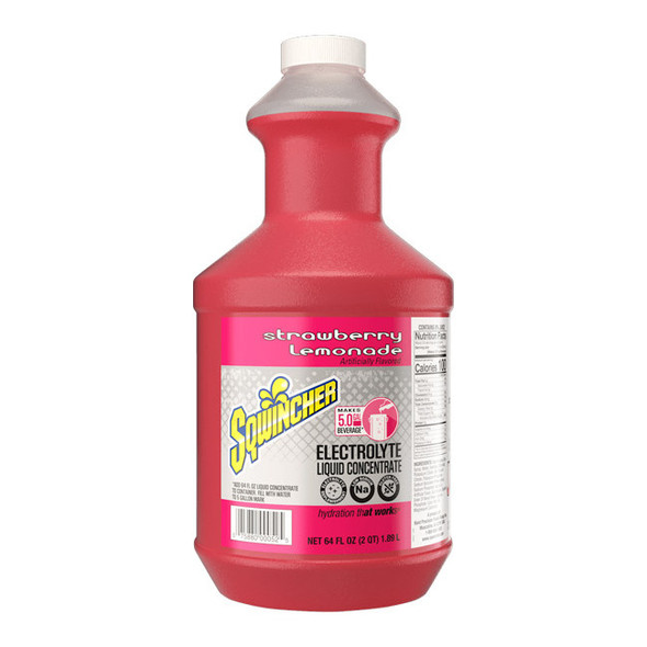 Sqwincher® Regular Liquid Concentrate, 64 oz Bottles, 5 gal Yield