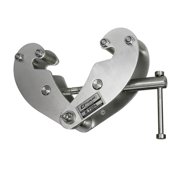 Oz Lifting Products 2 Ton Stainless Steel Beam Clamp OZSS2BC