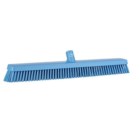 Remco 24 in Sweep Face Broom Head, Soft/Stiff Combination, Blue 31953