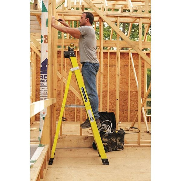 Louisville 6 ft Fiberglass Stepladder, 375 lb Capacity FXS1406HD