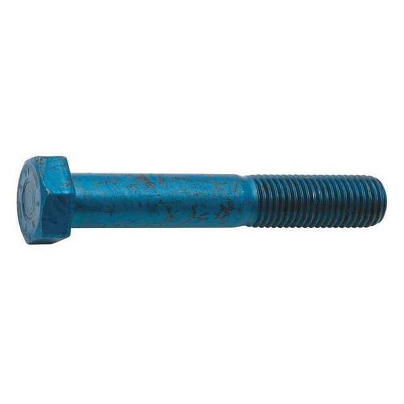 Class 10.9, M10-1.50 Hex Head Cap Screw, Blue Phosphate Steel, 100 mm L, 10 PK