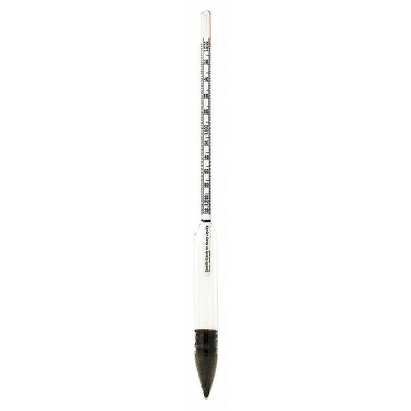 Vee Gee Hydrometer,Specific Gravity/Baume,165mmL 6603DS-1S