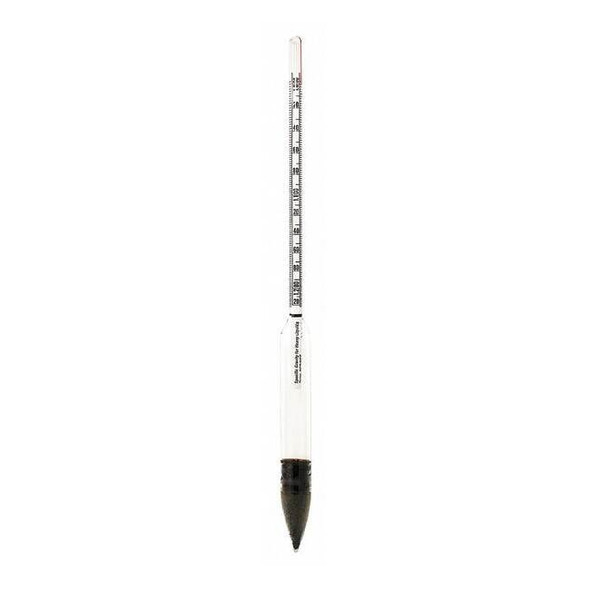 Vee Gee Hydrometer,Specific Gravity/Baume,165mmL 6603DS-1S