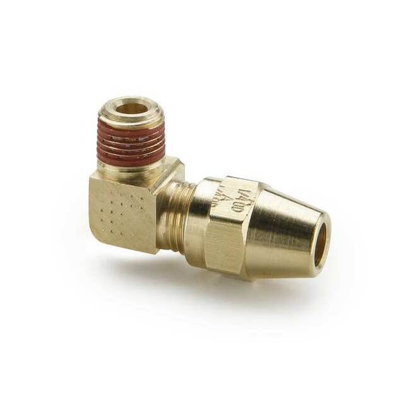 Parker Elbow, Brass, Comp. 1/2 in, MNPT 1/8 in VS269AB-8-8