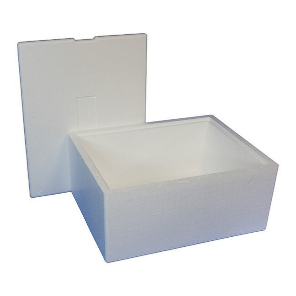 Polar Tech Industries Insulated Shipping Container, White 53XM46