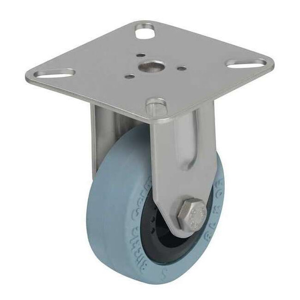 Manufacturer Varies Rgd Plate Caster,Rubber,3 in.,165 lb. BPXA-VPA 75G
