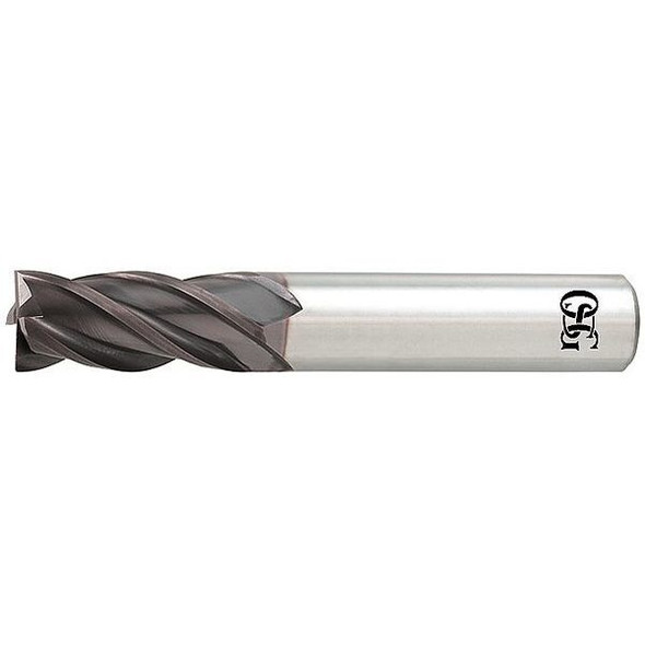 Osg Ball End Mill, 0.25 in, Carbide HP441-2500-BN