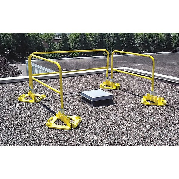 Garlock Safety Systems Safety Guardrail,Yellow 407491S Garlock Safety Systems Safety Guardrail,Yellow 407491S