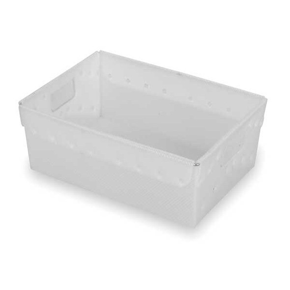 Diversi-Plast NestingTote,18inL,13inW,White,PK3 39813
