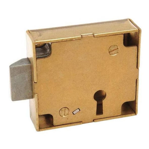 Ccl Enclosure Lock,Warded,Raw Brass R357SGS