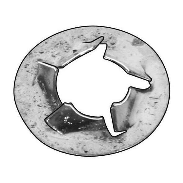 Manufacturer Varies Push Nut, Bolt Retention, Stl, 5/16In, PK100 138657002