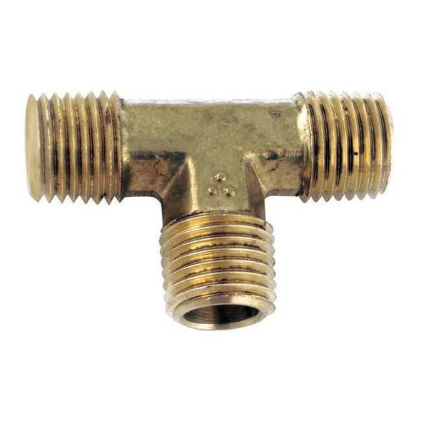 Manufacturer Varies Tee Brass Tee, 1/4 in Male NPT X 1/4 in Male NPT 706232-04