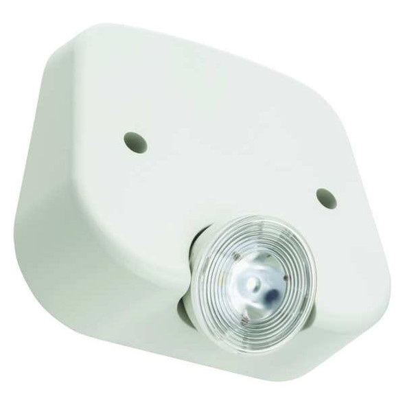 Lithonia Lighting Rmt Hd,3.6 V DC,LED,Plst,White ERE W SGL RD M24