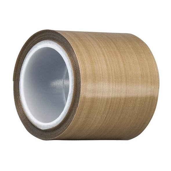 3m PTFE Glass Cloth Tape,3 in x 5 yd,5.3mil 5153