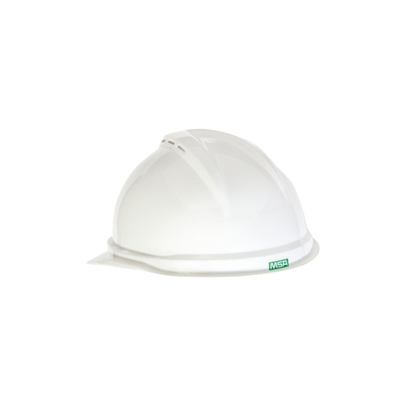 V-Gard® 500 Protective Caps and Hat, 6 Point Ratchet, White