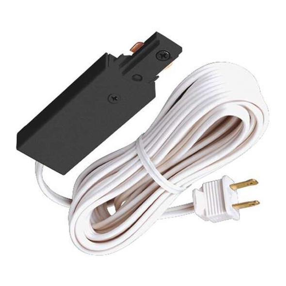 Juno Lighting Cord and Plug Connector,Black,3 1/4in R22 BL