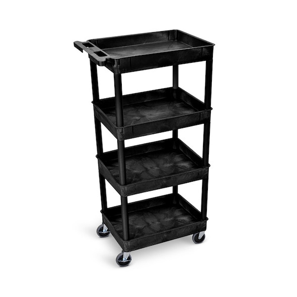 Luxor Small Tub Cart,Four Shelves STC1111-B Luxor Small Tub Cart,Four Shelves STC1111-B