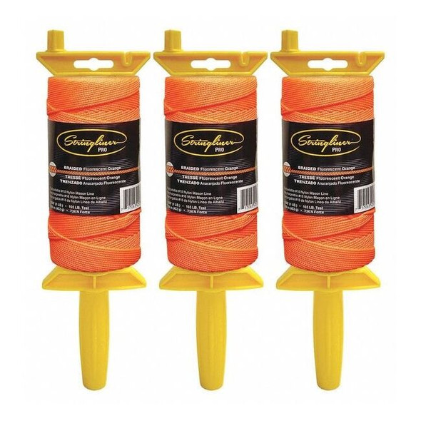 Stringliner Mason's Line Reel,FluorOrange,1,000',PK3 25759