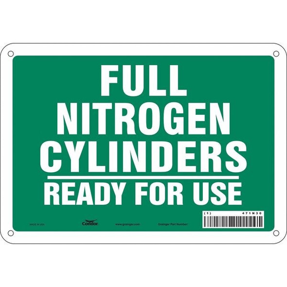 Condor Safety Sign,7 inx10 in,Polyethylene 471N30 Condor Safety Sign,7 inx10 in,Polyethylene 471N30