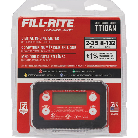 Fill-Rite Digital Meter-Fuel Transfer TT10AN 595356