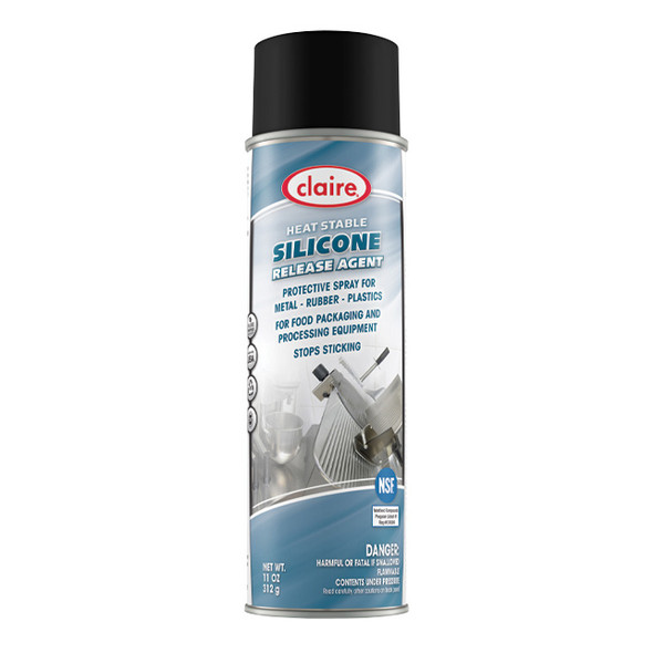 Claire® Heat Stable Silicone Release Agent, 11 oz Aerosol, 12/Case