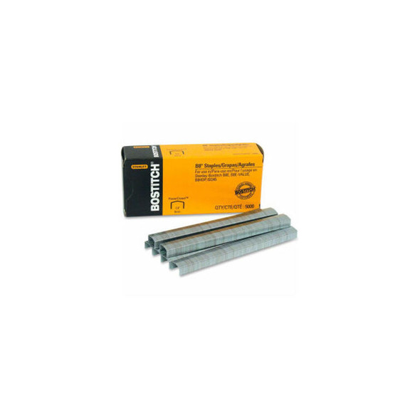 Stanley Bostitch B8 PowerCrown Staples 30 Sheet Capacity 1/4"" Leg Length 5000/B Stanley Bostitch B8 PowerCrown Staples 30 Sheet Capacity 1/4"" Leg Length 5000/B