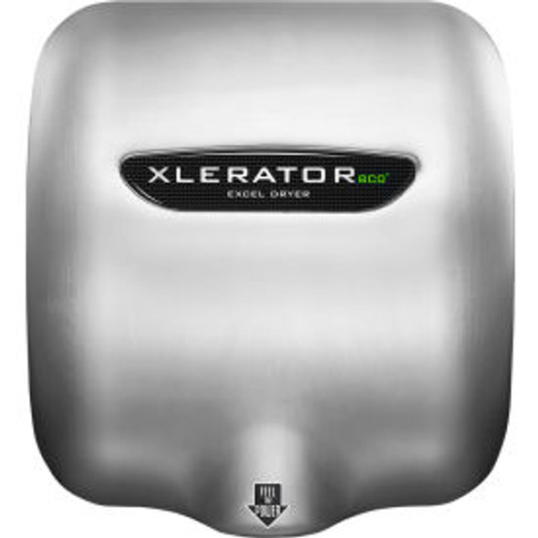 XleratorEco Automatic No Heat Hand Dryer Brushed Stainless Steel 110-120V XleratorEco Automatic No Heat Hand Dryer Brushed Stainless Steel 110-120V
