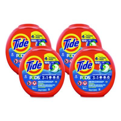 Tide® DETERGENT,TIDE,OG,4/76CT 09165CT