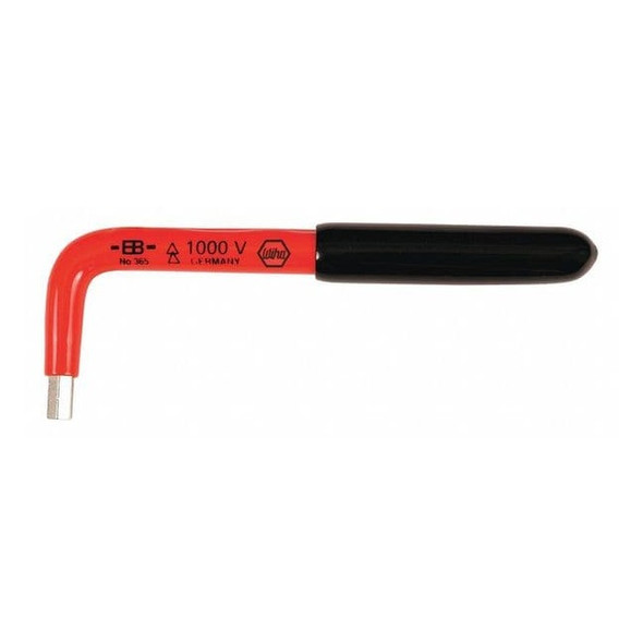 Metric Plain Hex Key Hex Key, 3 mm Tip Size, 5 3/32 in Long, 0.75 mm Short