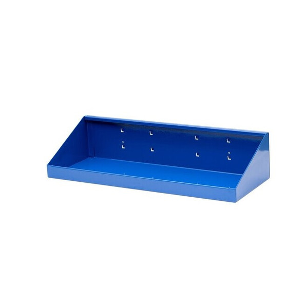 18 In. W x 6-1/2 In. D Blue Epoxy Coated Steel Shelf for LocBoard