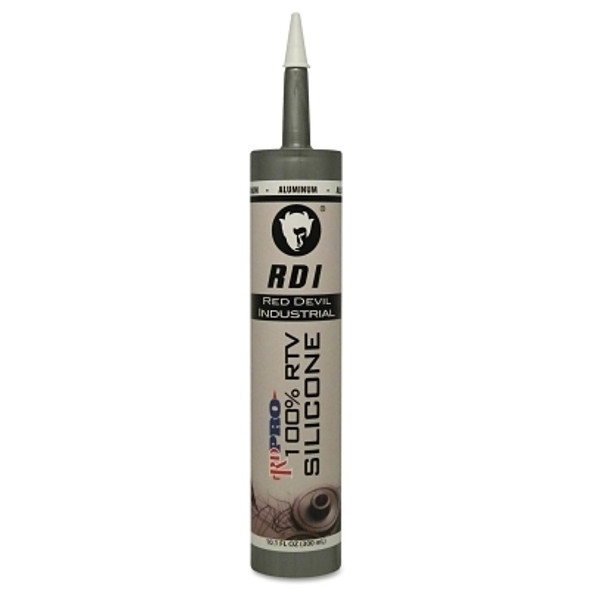100% Silicone Architectural Grade RTV Sealant, 9.8 fl oz Cartridge, Gray Pack of 12