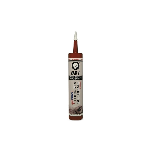 RD PRO® Heat Resistant RTV Sealant, 10.1 oz Cartridge, Red Pack of 12