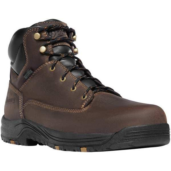 Danner Men's 6-Inch Work Boot, 8, Aluminum Toe, 6 in H, Brown, 19453 19453-8D