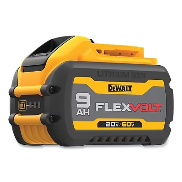 MAX* Cordless Tool Battery, 20 V/60 V, Lithium-ion, 9.0 Ah, FLEXVOLT®, 1 EA/EA MAX* Cordless Tool Battery, 20 V/60 V, Lithium-ion, 9.0 Ah, FLEXVOLT®, 1 EA/EA