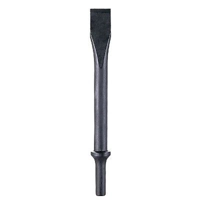 Impact Chisel, 0.401 in Shank, 3/4 in Tip, 7 in OAL, Flat Chisel