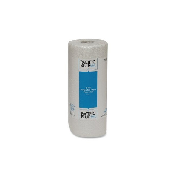 Pacific Blue Select™ 2-Ply Perforated Paper Towel, White, 11 in W x 8.8 in L, 30 RL/CA