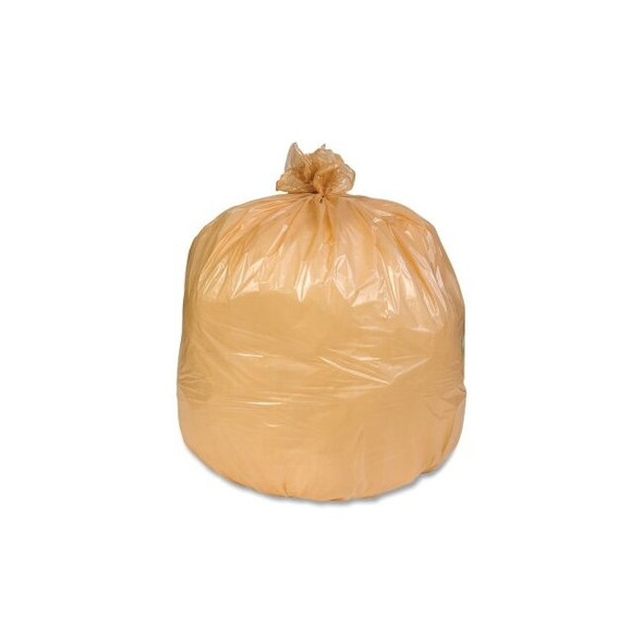 Heavy Buff Star Can Liners, 32 in W, 24 in H, Beige