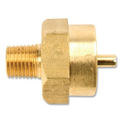 Propane Fitting, 1/4 in MPT x 1 in - 20 Female Throwaway Cylinder Thread